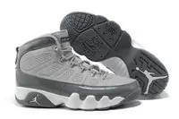 hommes air jordan 9 chaussures 2013 new style gris blanc